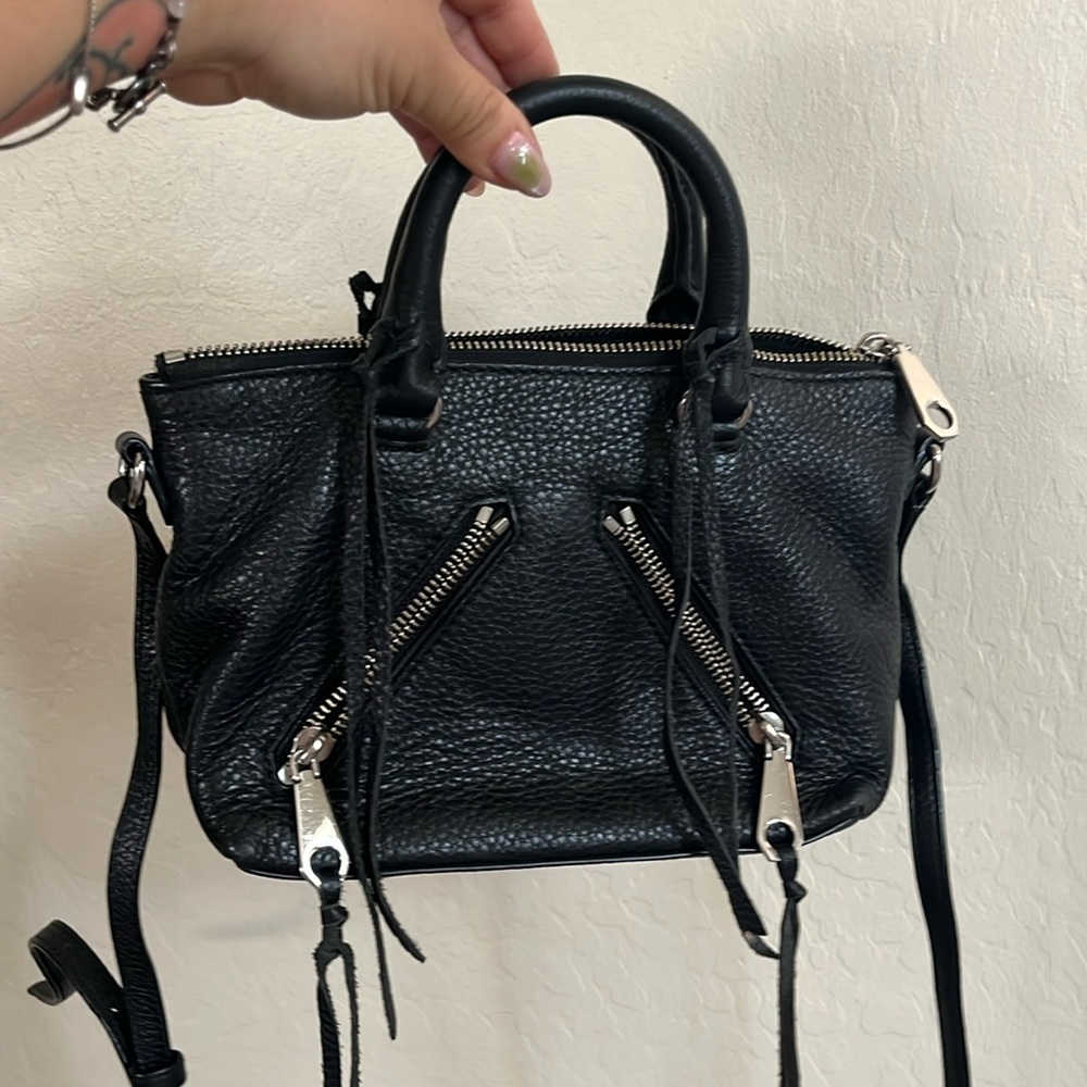 Rebecca Minkoff micro mini moto crossbody